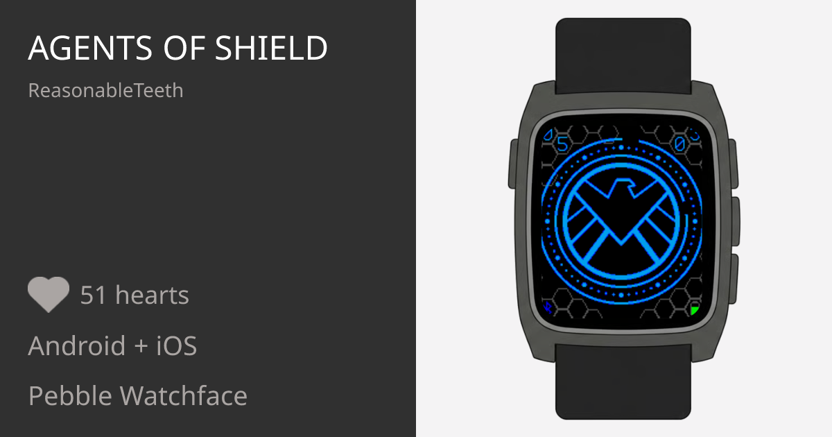 Agents Of SHIELD - Pebble Appstore